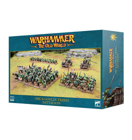 Games Workshop Warhammer:The Old World: Orc and Goblin Tribes Battalion