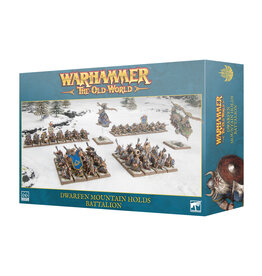 Games Workshop Warhammer the Old World: Dwarfen Mountain Holds Battalion