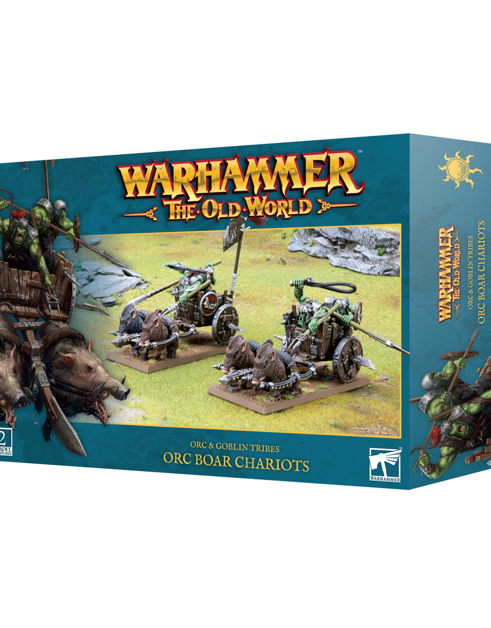 Games Workshop Warhammer the Old World: Orc and Goblin Tribes: Orc Boar Chariots