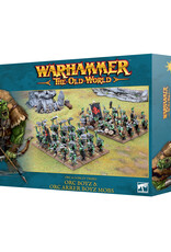 Games Workshop Warhammer the Old World: Orc and Goblin Tribes: Orc Boys and Orc Arrer Boyz Mob