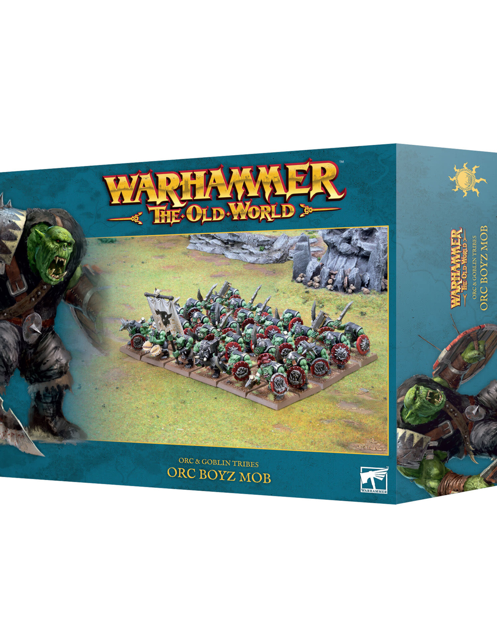 Games Workshop Warhammer the Old World: Orc and Goblin Tribes: Orc Boys Mob