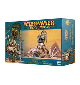 Games Workshop Warhammer:The Old World: Tomb King on Necrolith Bone  Dragon