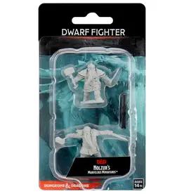 Wizkids D&D Mini: NM Primed: Male Dwarf Fighter