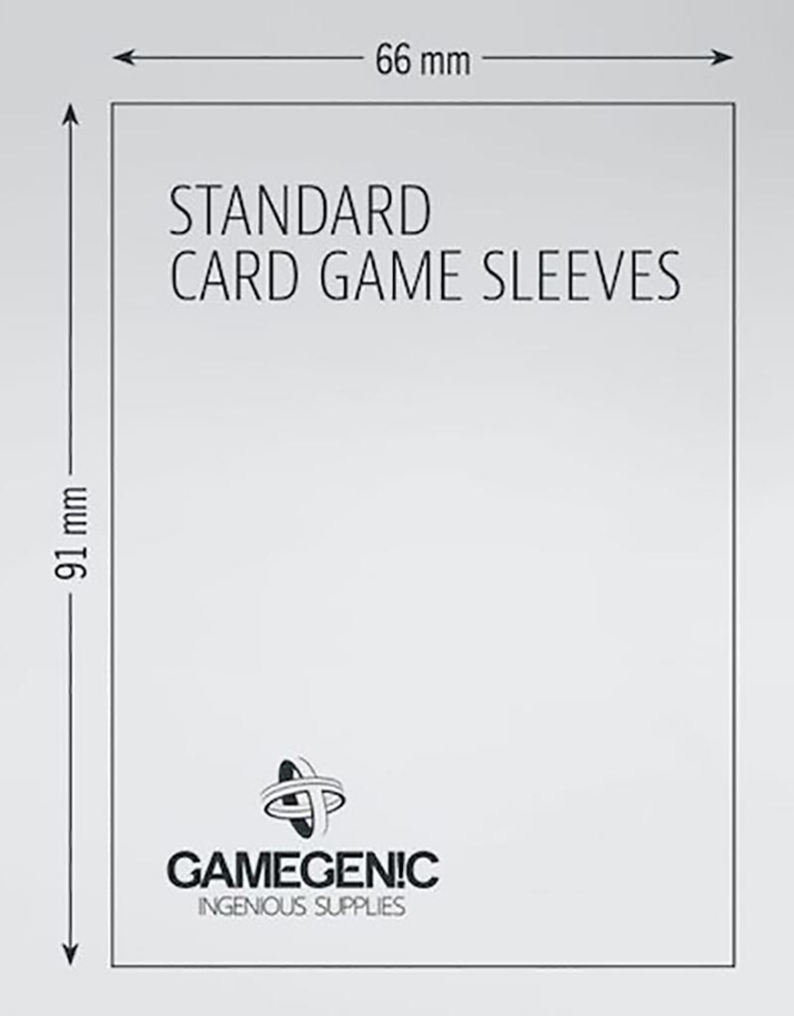 Gamegenic Gamegenic Prime Standard Card Game Sleeves (Gray/Grey)