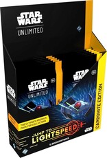 FFG Star Wars: Unlimited - Jump To Lightspeed Carbonite Booster Box Display