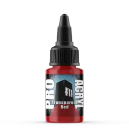 Monument Hobbies Pro Acryl: Transparent Red (22ml)