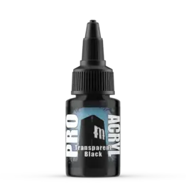 Monument Hobbies Pro Acryl: Transparent Black (22ml)