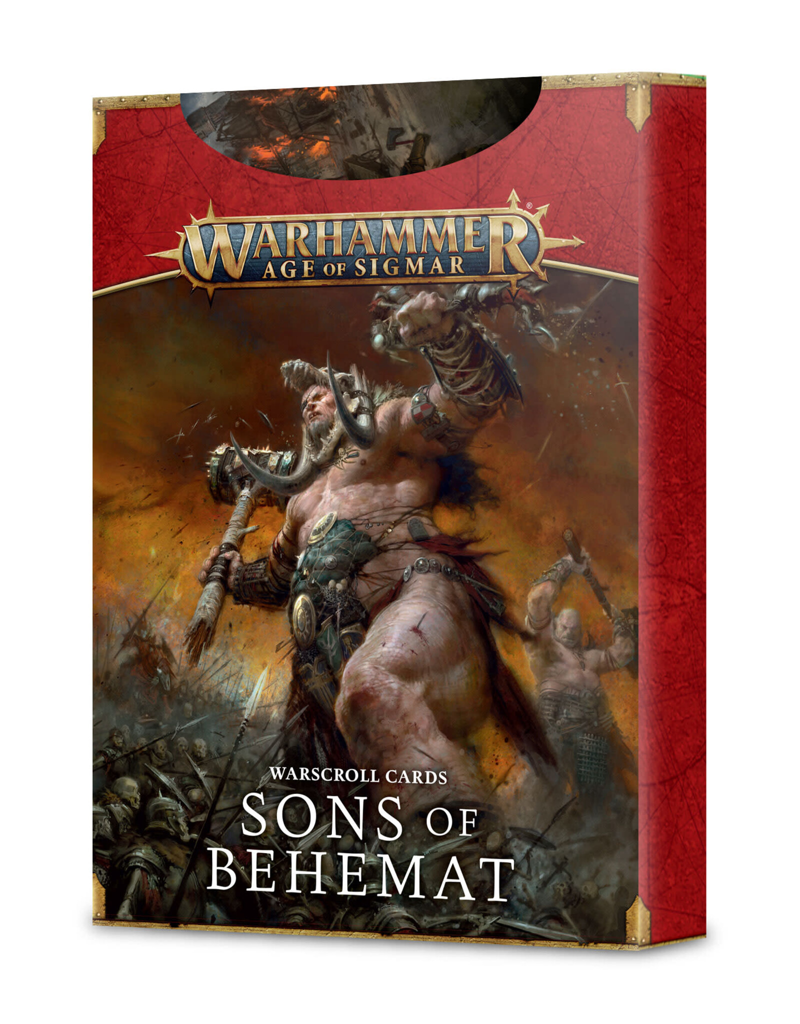 Games Workshop Warhammer AoS: Sons of Behemat Warscroll Cards