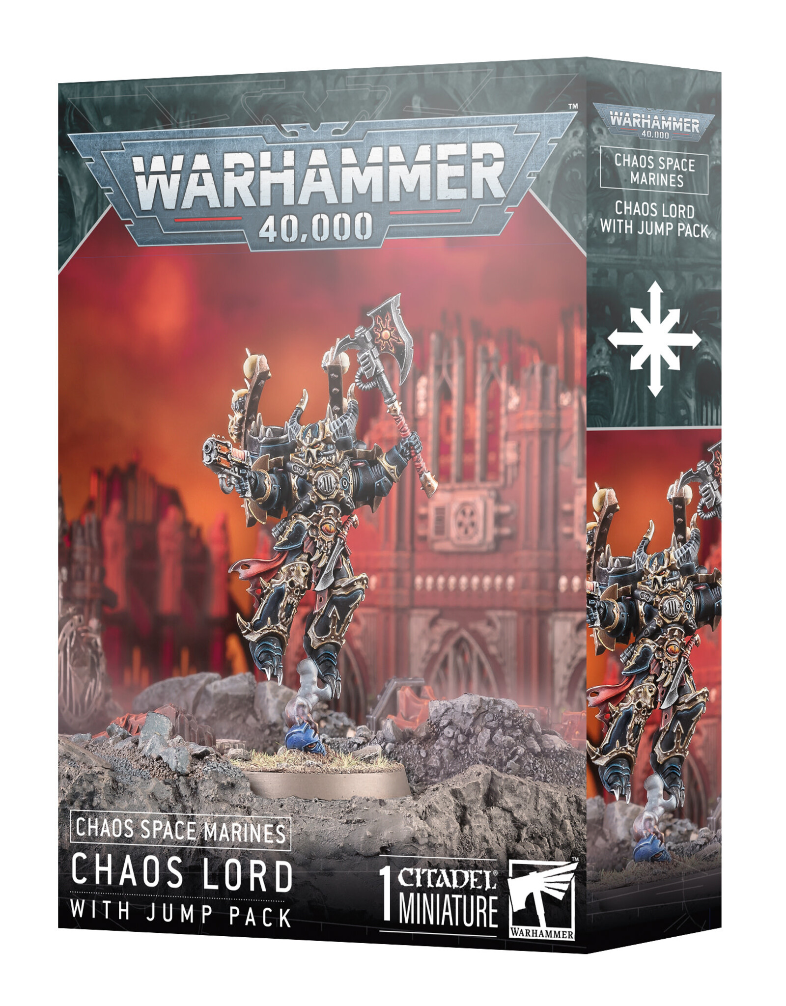 Games Workshop Warhammer 40K: Chaos Space Marines Chaos Lord with Jump Pack