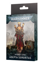 Games Workshop Warhammer 40K: Adepta Sororitas Datasheet Cards