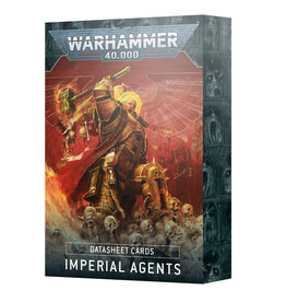Games Workshop Warhammer 40K: Datasheet Cards: Imperial Agents