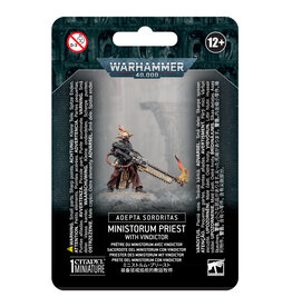 Games Workshop Warhammer 40K: Adepta Sororitas: Ministorum Priest w/ Vindicator