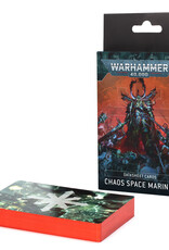 Games Workshop Warhammer 40k: Datacards: Chaos Space Marines (2024)