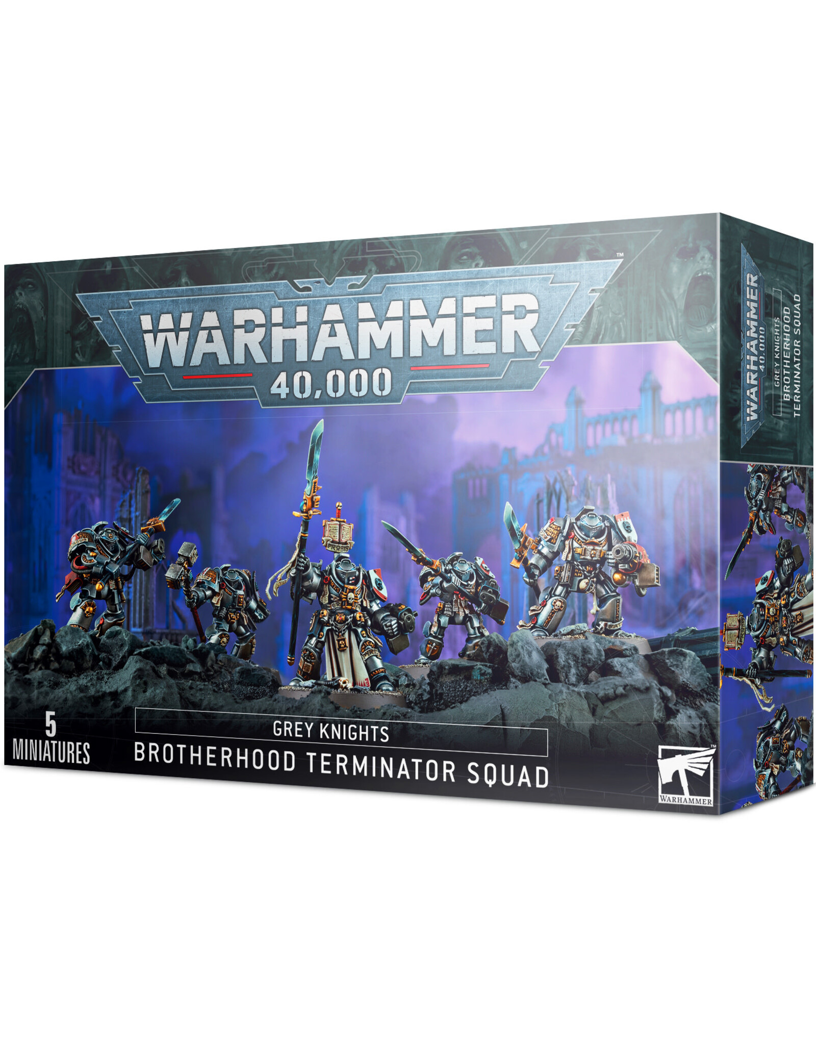 Games Workshop Warhammer 40K: Grey Knights Brotherhood Terminator Squad