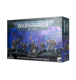 Games Workshop Warhammer 40K: Grey Knights Brotherhood Terminator Squad