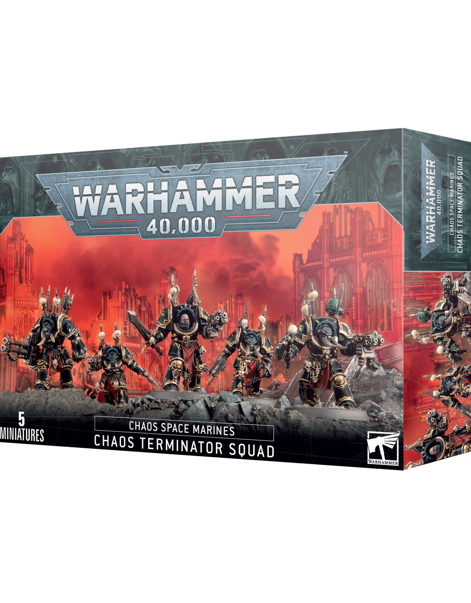 Games Workshop Warhammer 40K: Chaos Space Marines Chaos Terminator Squad