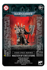 Games Workshop Warhammer 40K: Chaos Space Marines Master of Executions