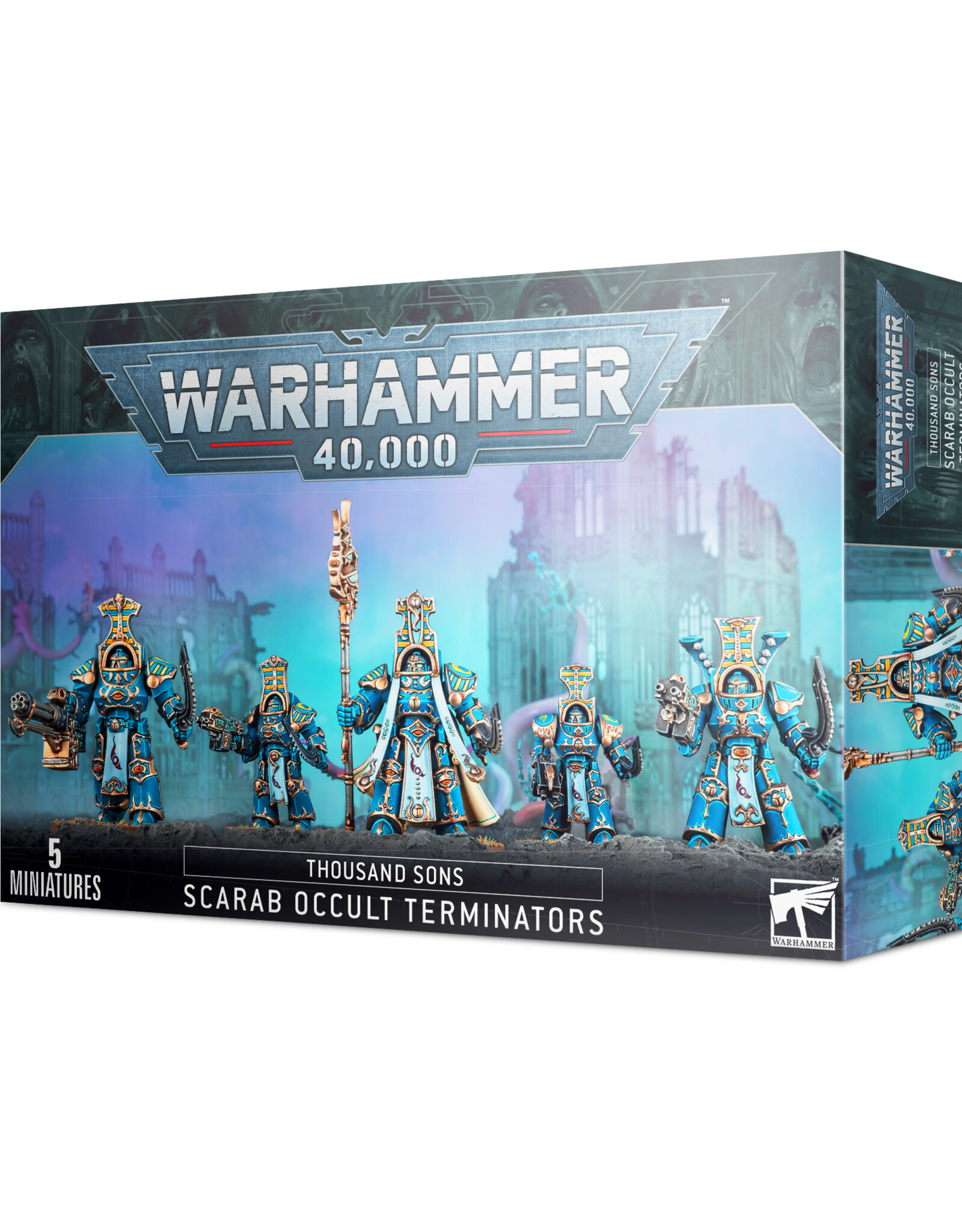 Games Workshop Warhammer 40K: Thousand Sons: Scarab Occult Terminators