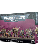 Games Workshop Warhammer 40K: Chaos Space Marine Death Guard Blightlord Terminators Games Workshop Warhammer 40K: Chaos Space Marine Death Guard Blightlord Terminators