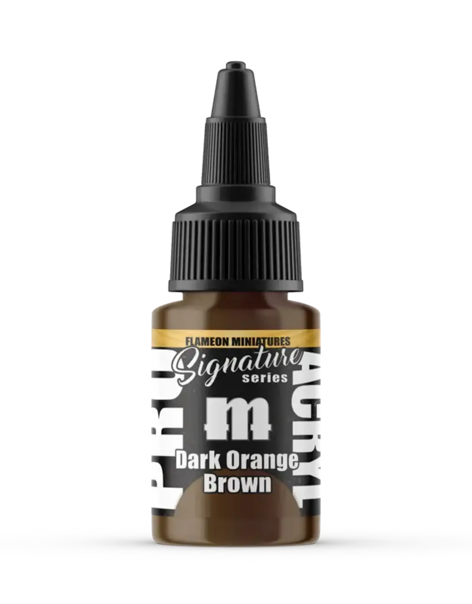 Monument Hobbies Pro Acryl Flameon Miniatures Signature Series: Dark Orange Brown