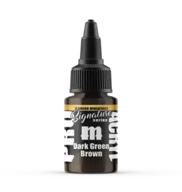 Monument Hobbies Pro Acryl Flameon Miniatures Signature Series: Dark Green Brown