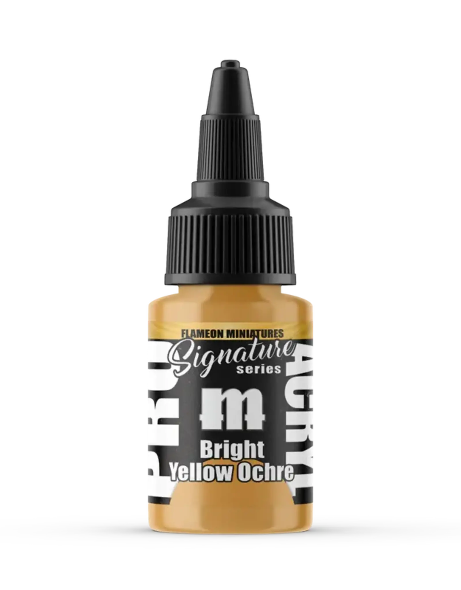 Monument Hobbies Pro Acryl Flameon Miniatures Signature Series: Bright Yellow Ochre