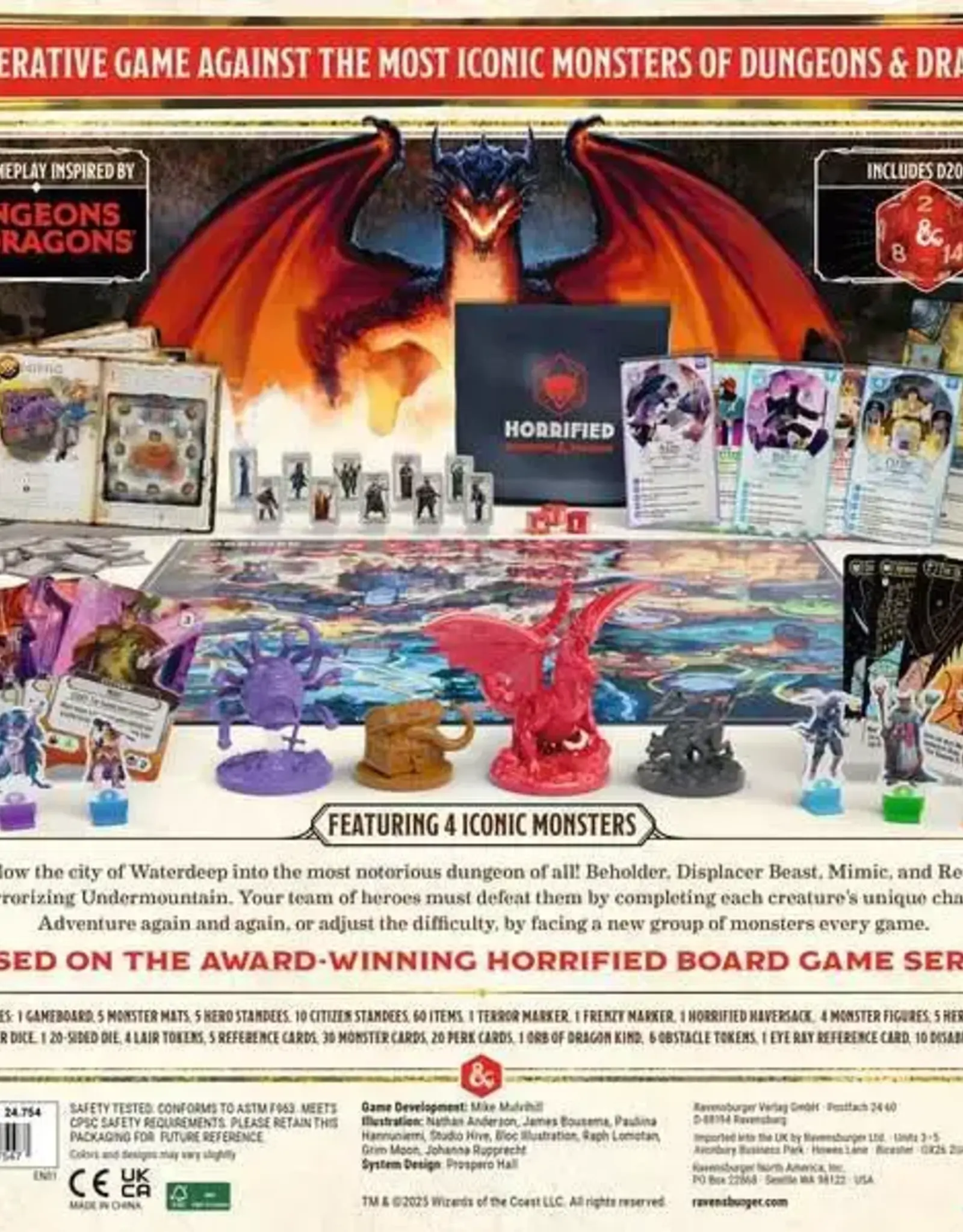 Ravensburger Horrified: Dungeons and Dragons
