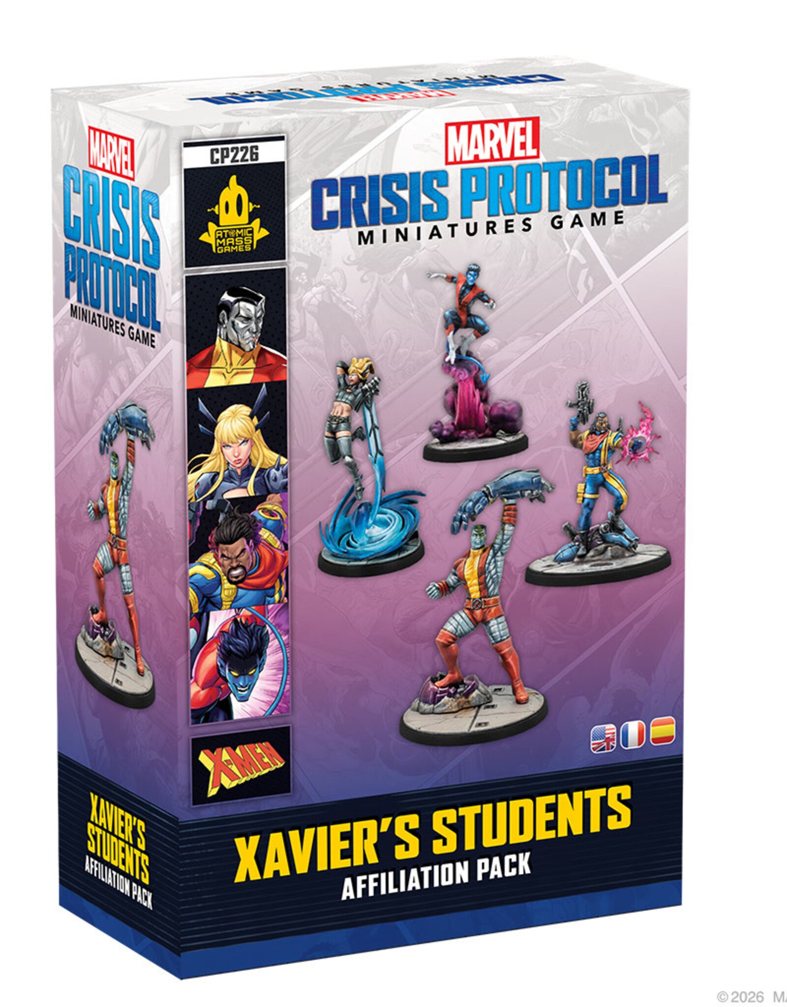 Atomic Mass Marvel Crisis Protocol: Xavier's Student Affiliation Pack