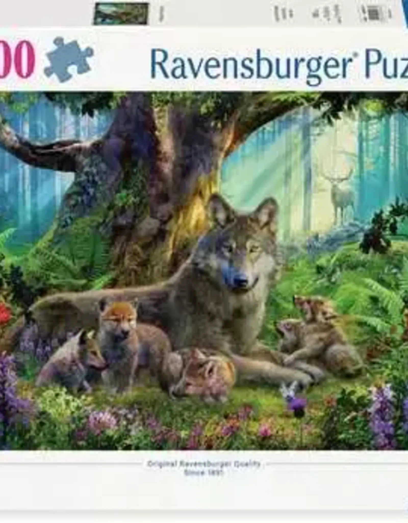 Ravensburger Puzzle 1000 pc: Wolves in the Forest