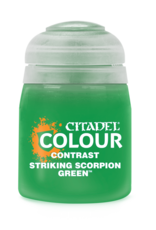 Games Workshop Citadel Paint: Contrast- Striking Scorpion Green  (18ml)