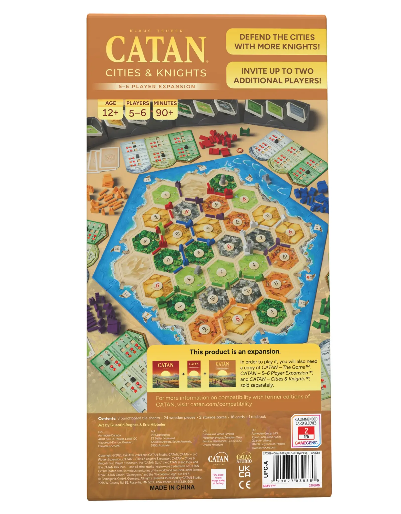 Catan Studio Catan: Cities & Knights 5-6 Player Expansion (2025)