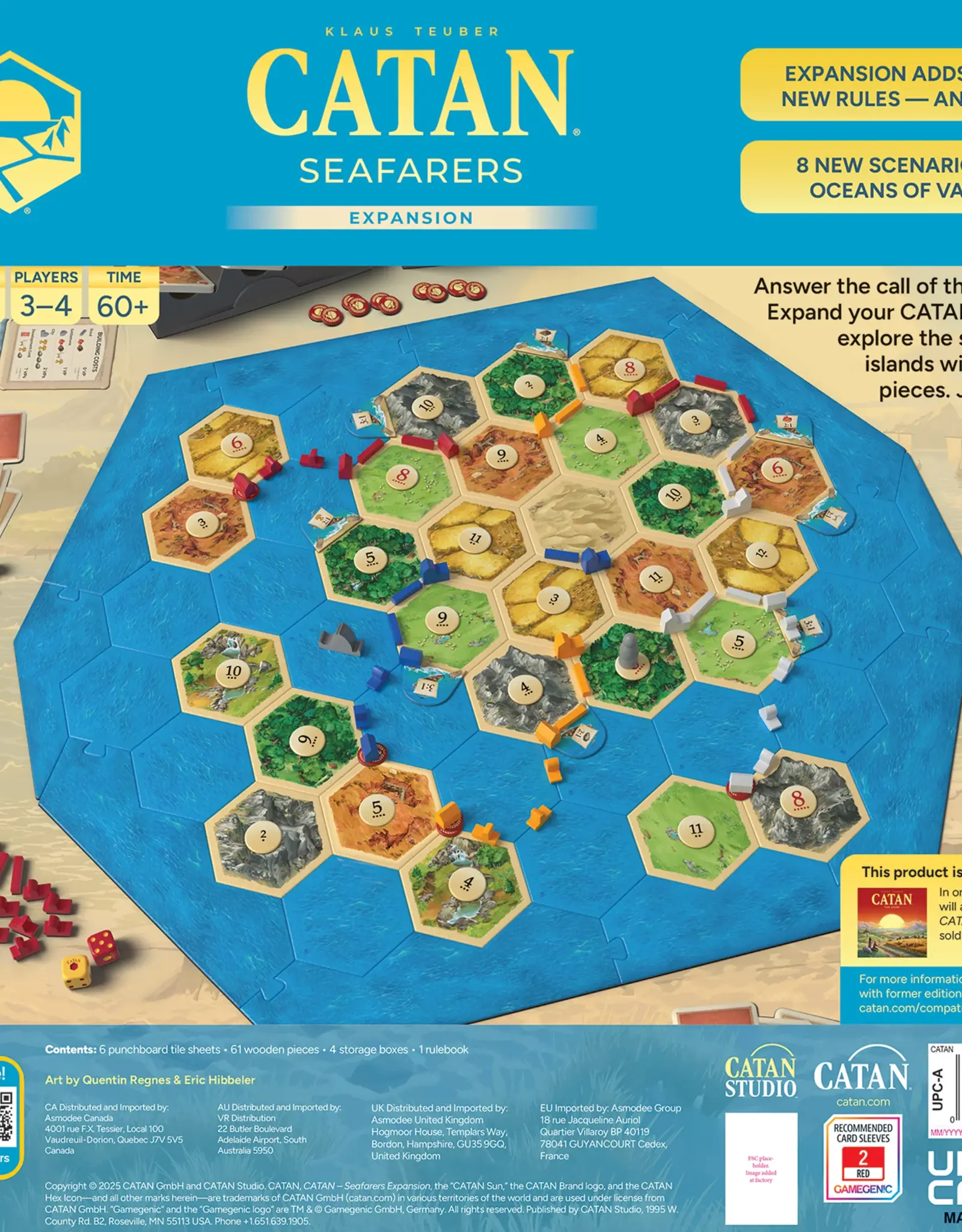 Catan Studio Catan Seafarers Expansion (2025)