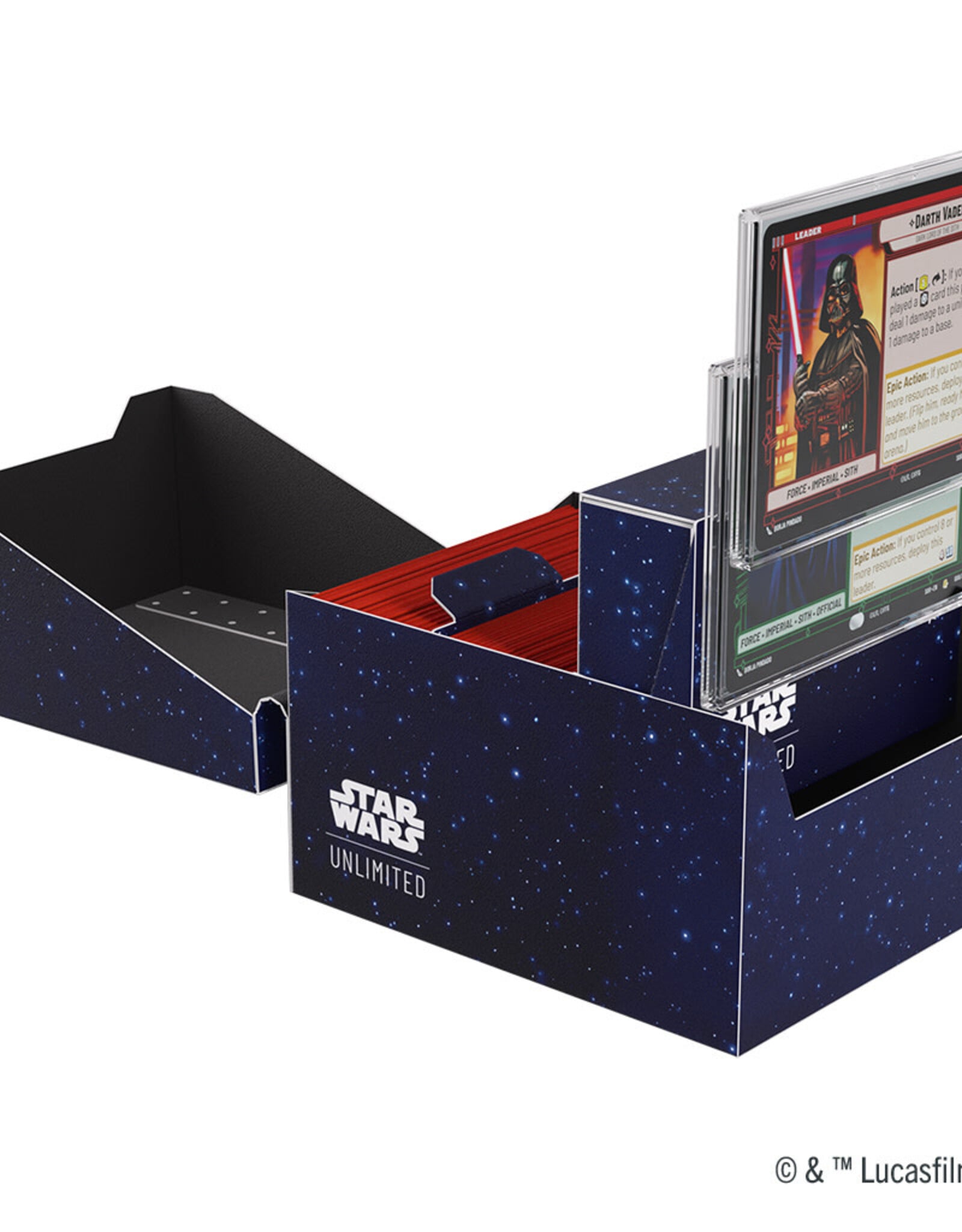 Gamegenic Star Wars: Unlimited Twin Suns Soft Crate - Card Back Blue