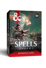 Wizards of the Coast D&D 5e Reference Cards - Spells: Levels 0-1
