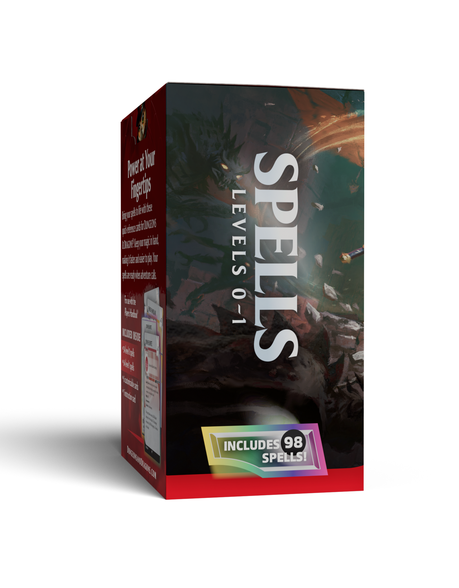 Wizards of the Coast D&D 5e Reference Cards - Spells: Levels 0-1