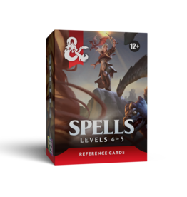 Wizards of the Coast D&D 5e Reference Cards - Spells: Levels 4-5