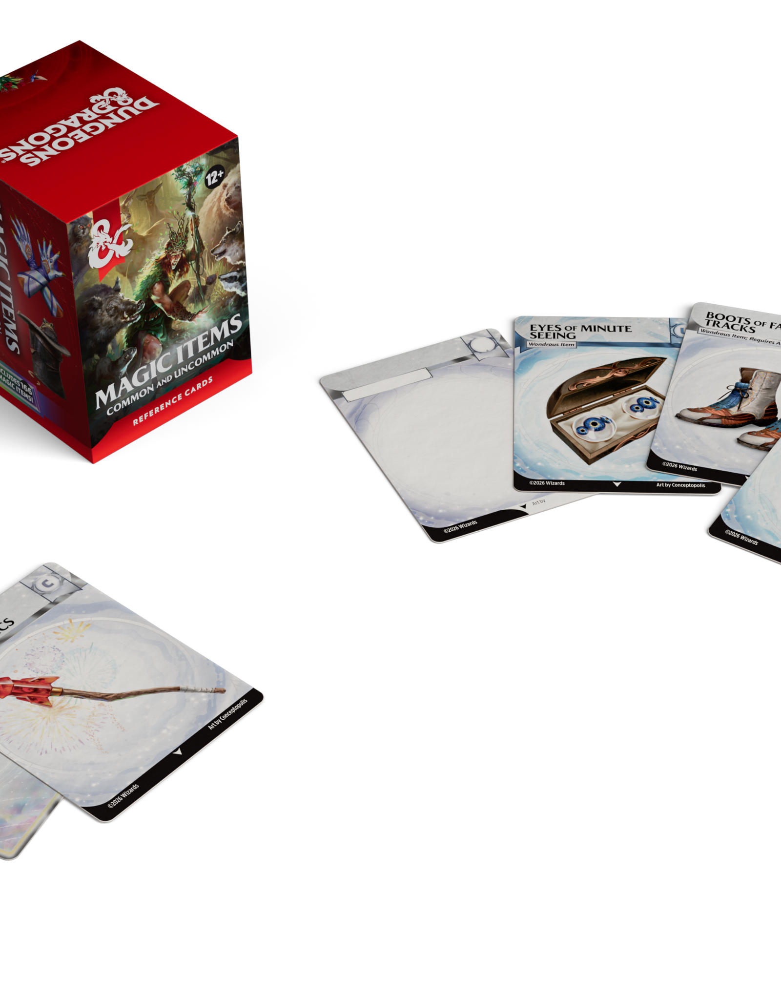 Wizards of the Coast D&D 5e Reference Cards - Magic Items: Common & Uncommon