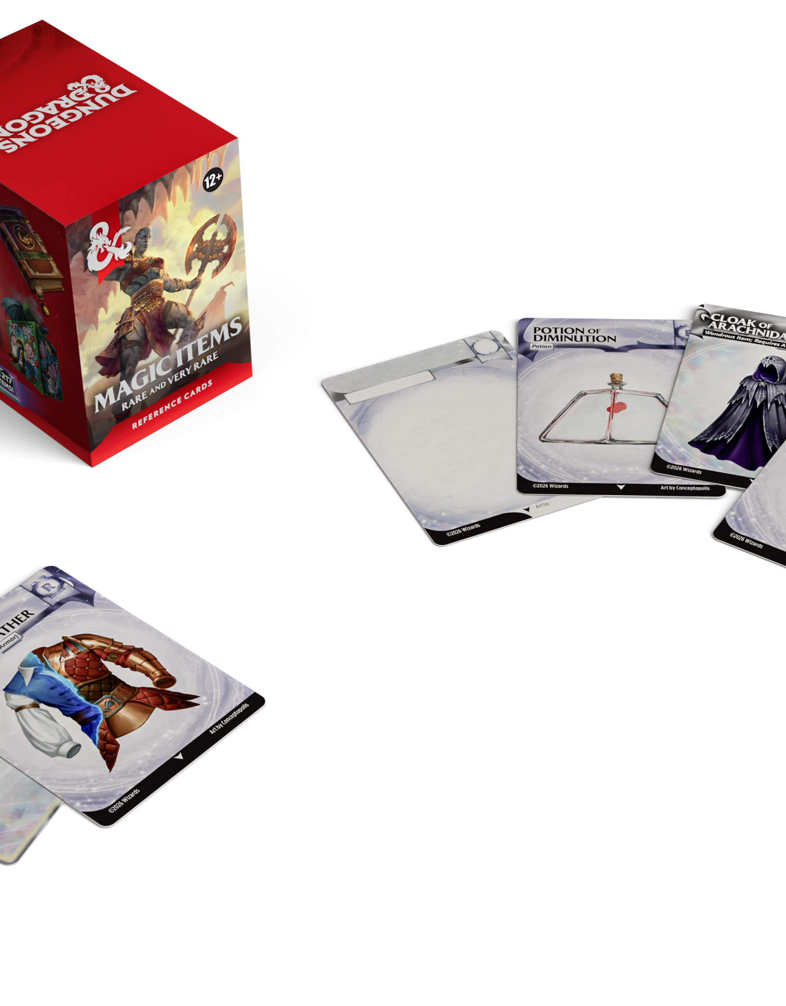 Wizards of the Coast D&D 5e Reference Cards - Magic Items: Rare & Very Rare