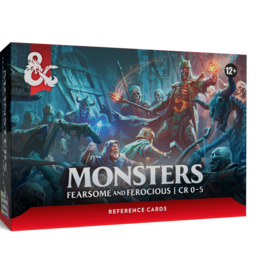 Wizards of the Coast D&D 5e Reference Cards - Monsters: Fearsome & Ferocious [CR 0-5]