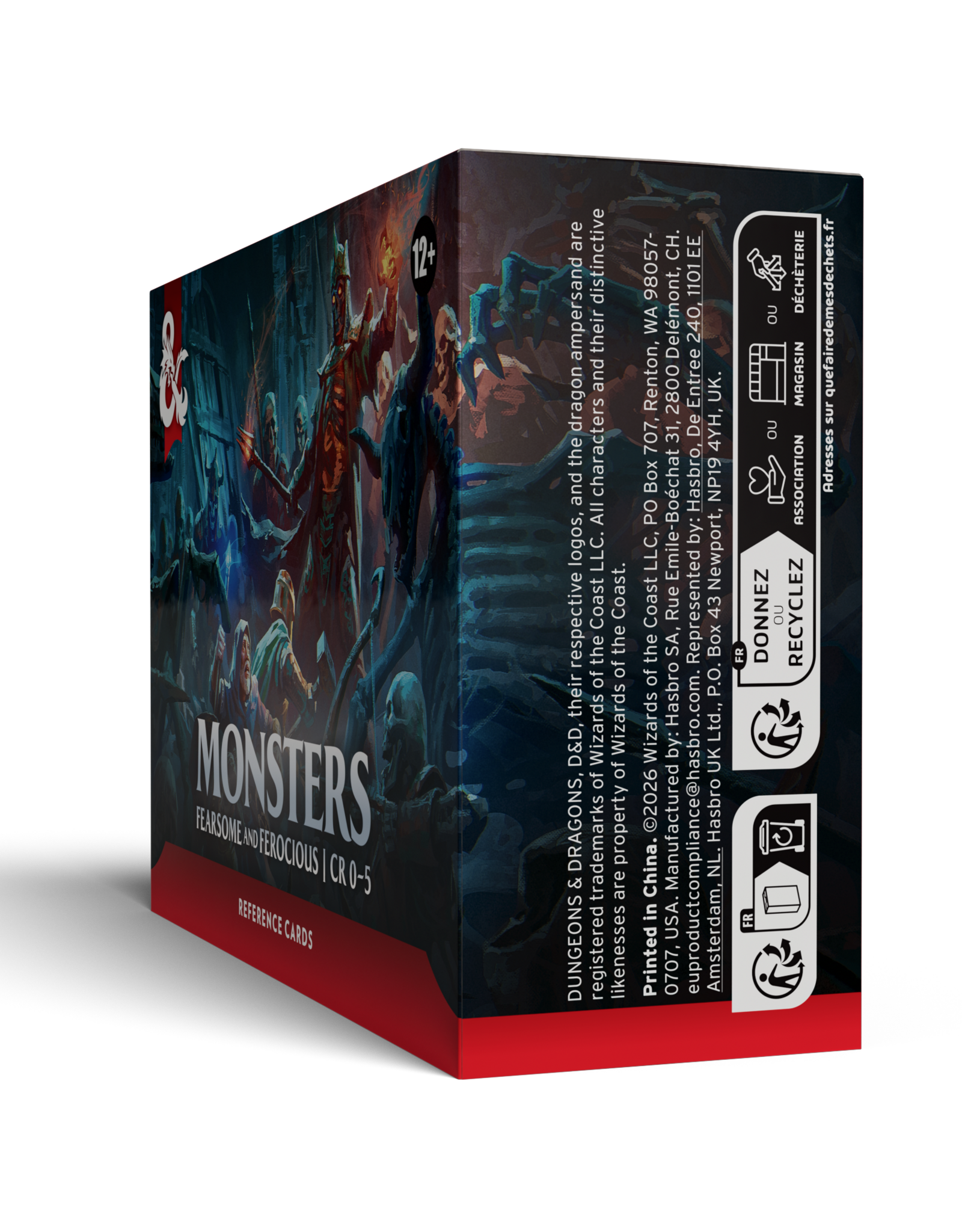 Wizards of the Coast D&D 5e Reference Cards - Monsters: Fearsome & Ferocious [CR 0-5]