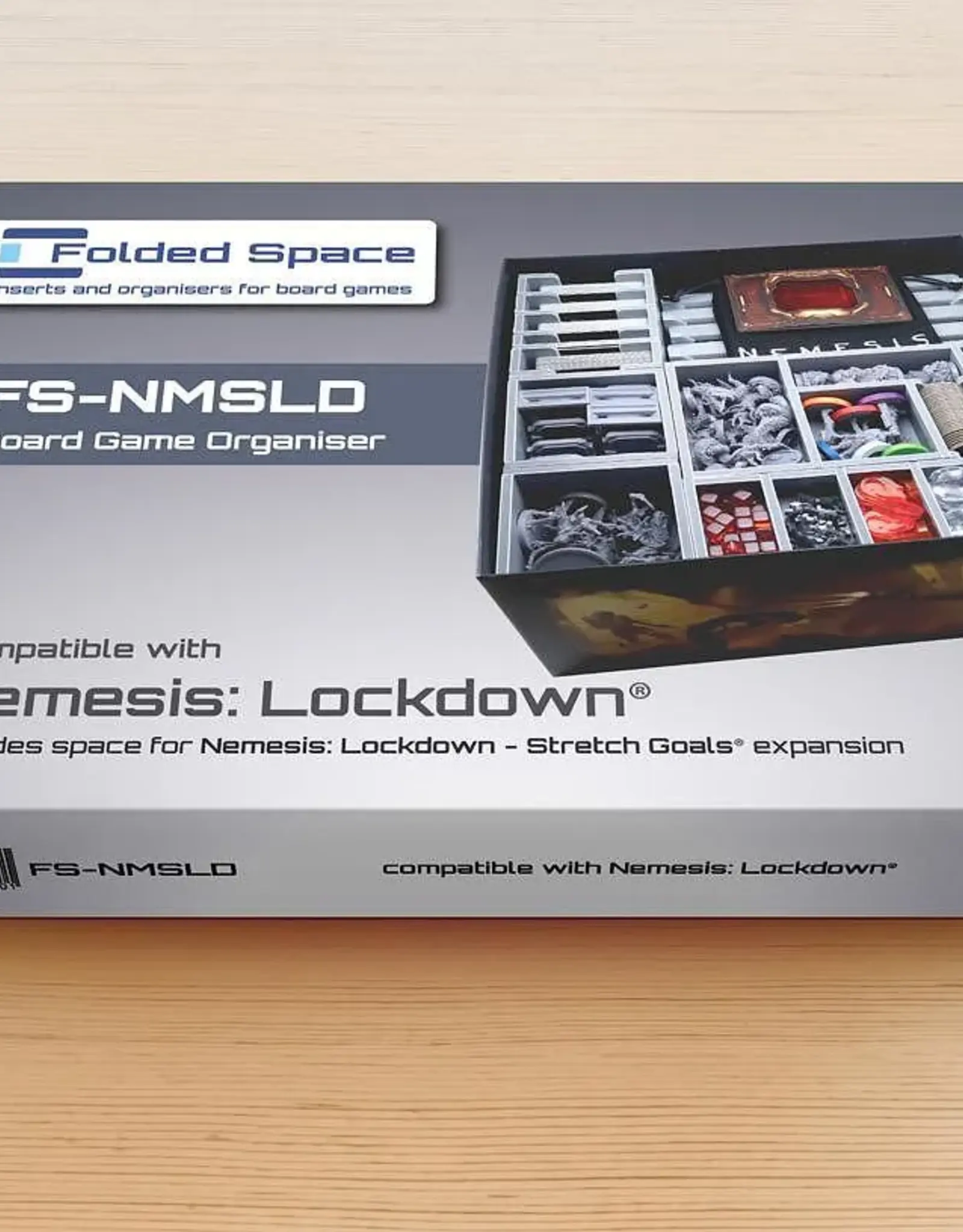 Folded Space Folded Space Box Insert: Nemesis Lockdown Game