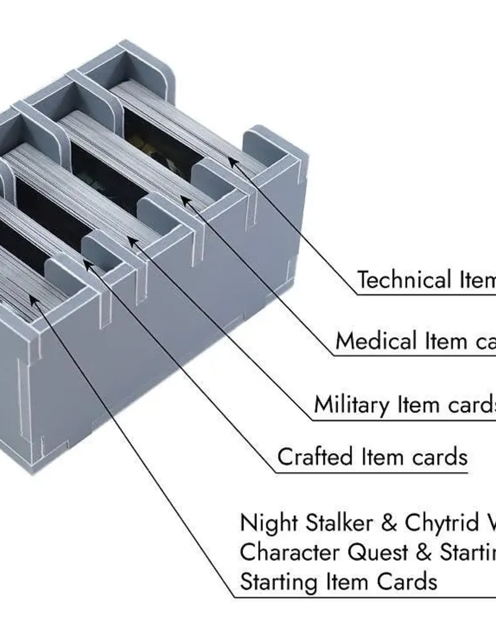 Folded Space Folded Space Box Insert: Nemesis Lockdown Game