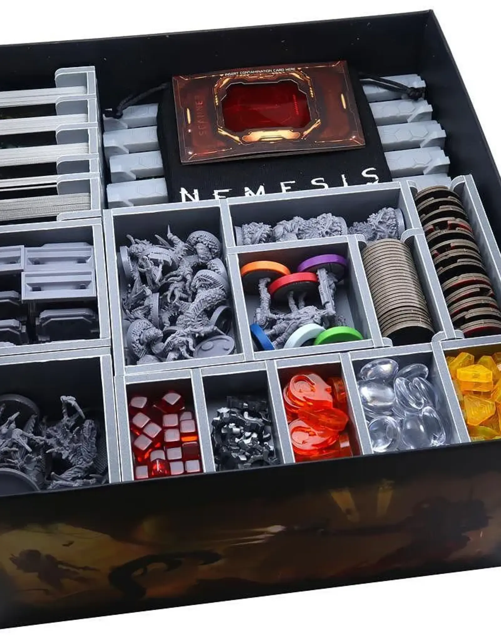 Folded Space Folded Space Box Insert: Nemesis Lockdown Game