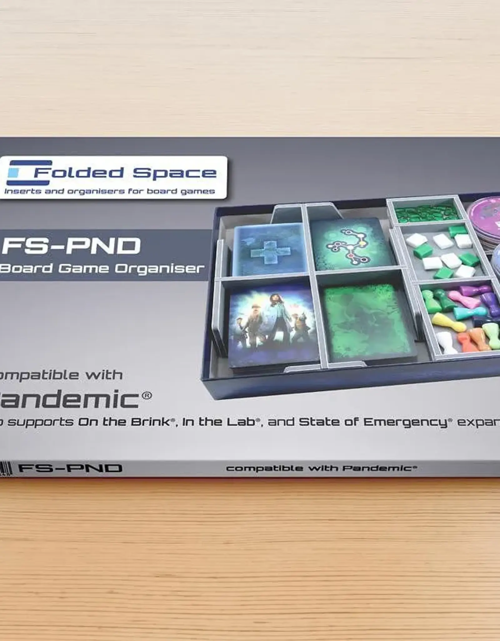 Folded Space Box Insert: Pandemic
