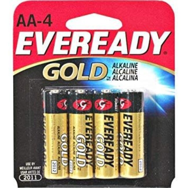 Eveready AA Batteries, 4 ct