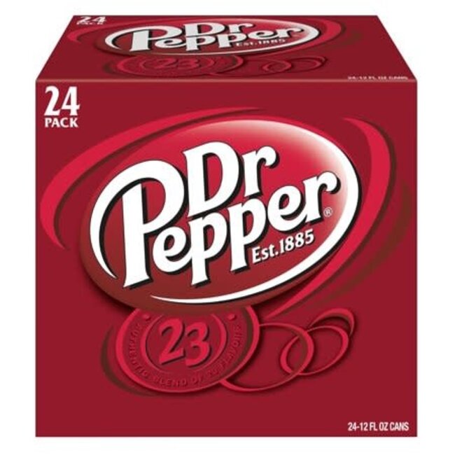 Dr Pepper, 12 oz, 24 ct