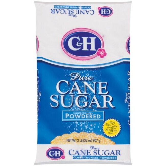 C&H Cane Sugar Powdered, 2 lb, 16 ct