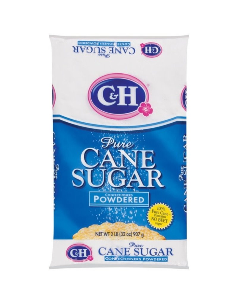 C&H C&H Cane Sugar Powdered, 2 lb, 16 ct