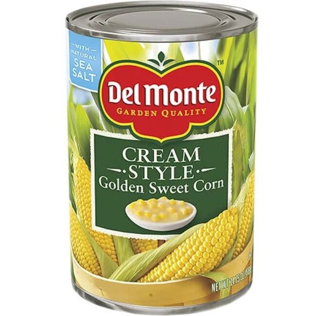 Del Monte Creamed Corn, 14.75 oz, 24 ct