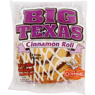 Cloverhill Cloverhill Big Texas Cinnamon Roll, 4 oz, 12 ct
